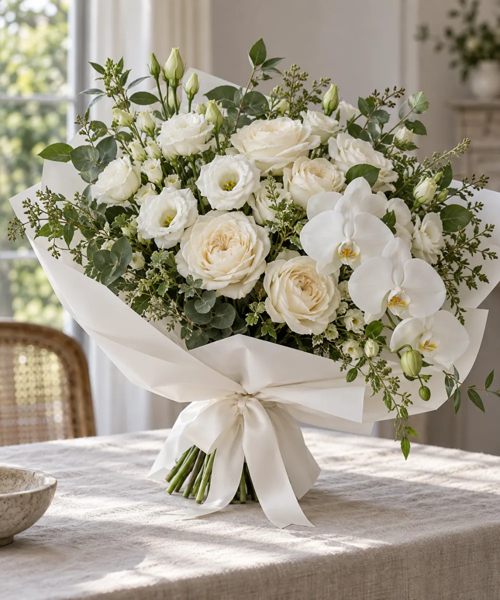 Choosing flowers in season