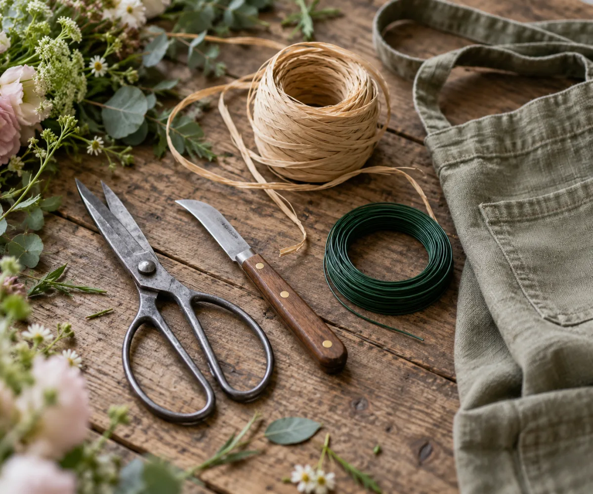 The florist’s tools