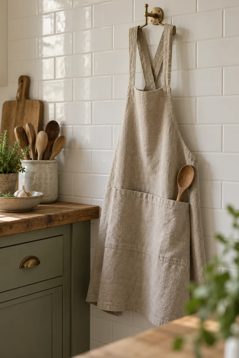 Linen apron